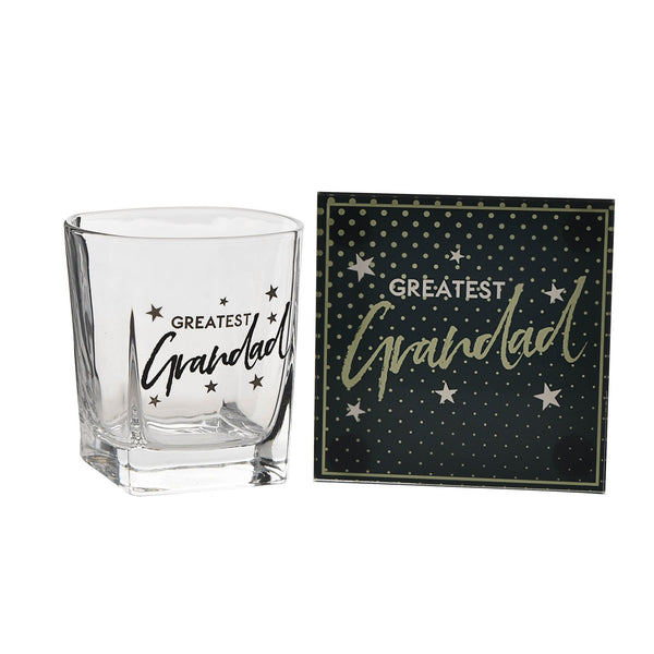 Greatest Grandad Whisky Glass & Coaster Set