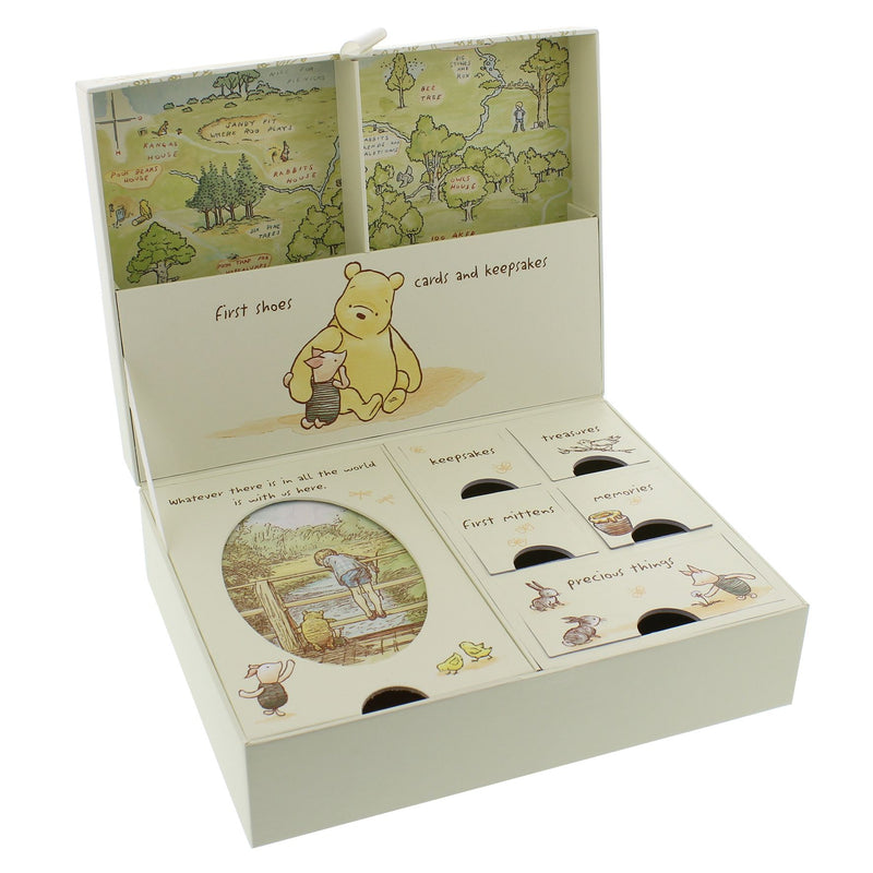 Disney Classic Pooh Heritage Keepsake Box With Compartments