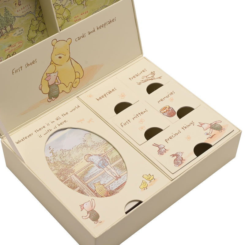 Disney Classic Pooh Heritage Keepsake Box With Compartments