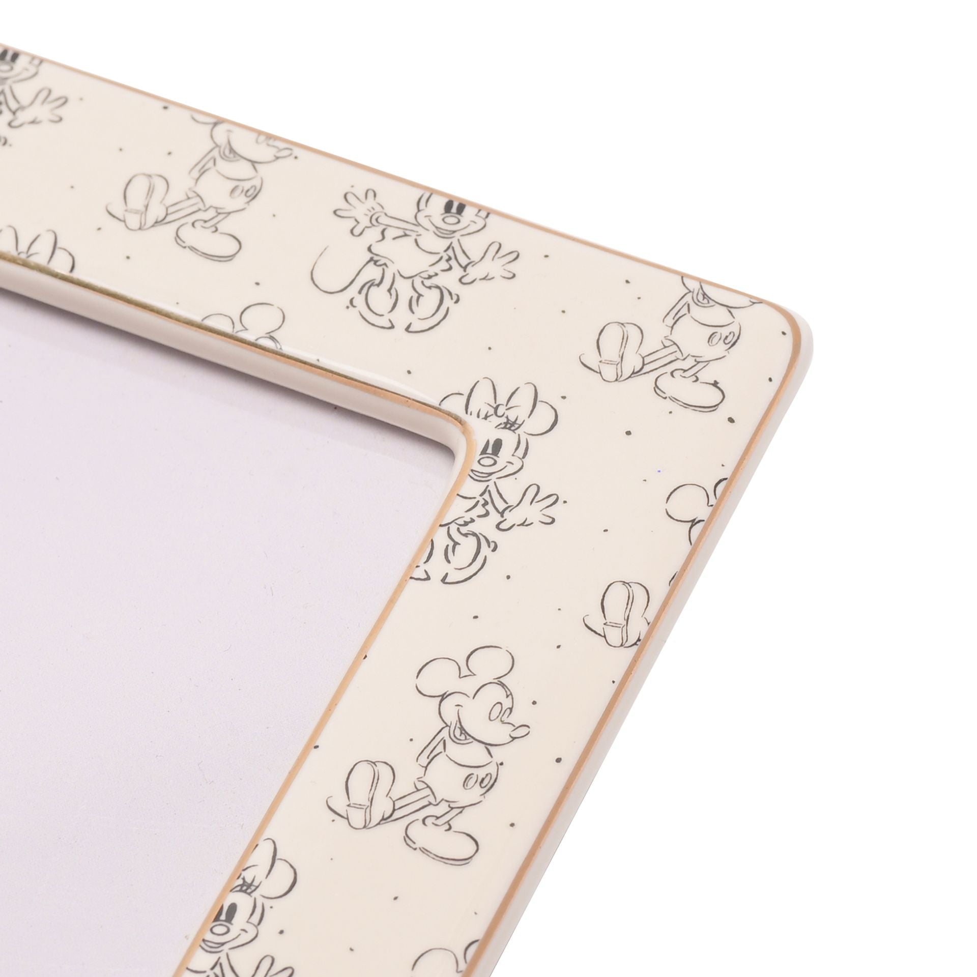 Disney Mickey & Minnie Ceramic Frame 4" x 6"