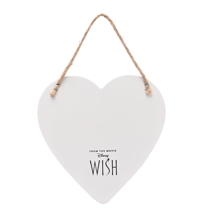 Disney Wish Hanging Heart Plaque 'Speak Your Mind'