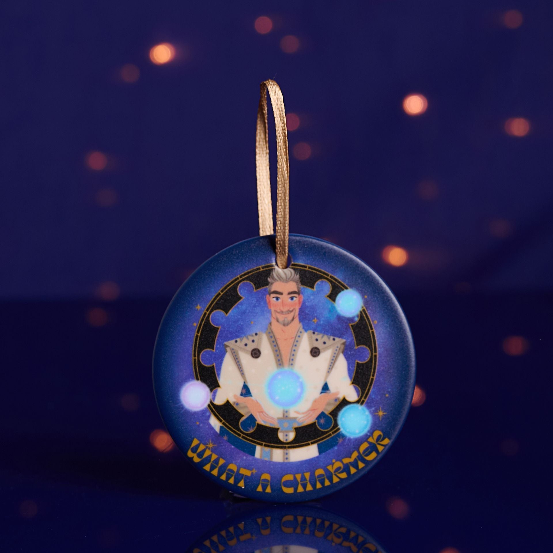 Disney Wish Ceramic Round Ornament - What A Charmer