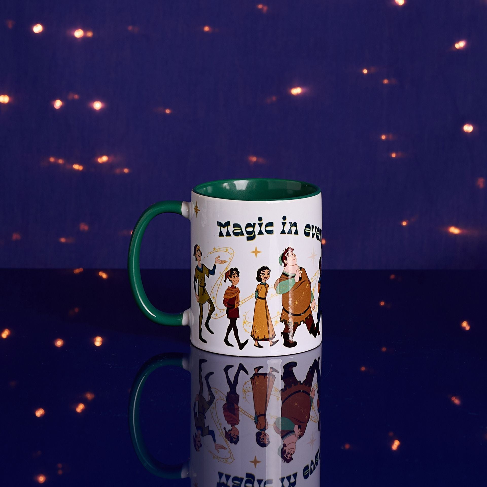 Disney Wish Green Handled Mug - Magic In Every Wish