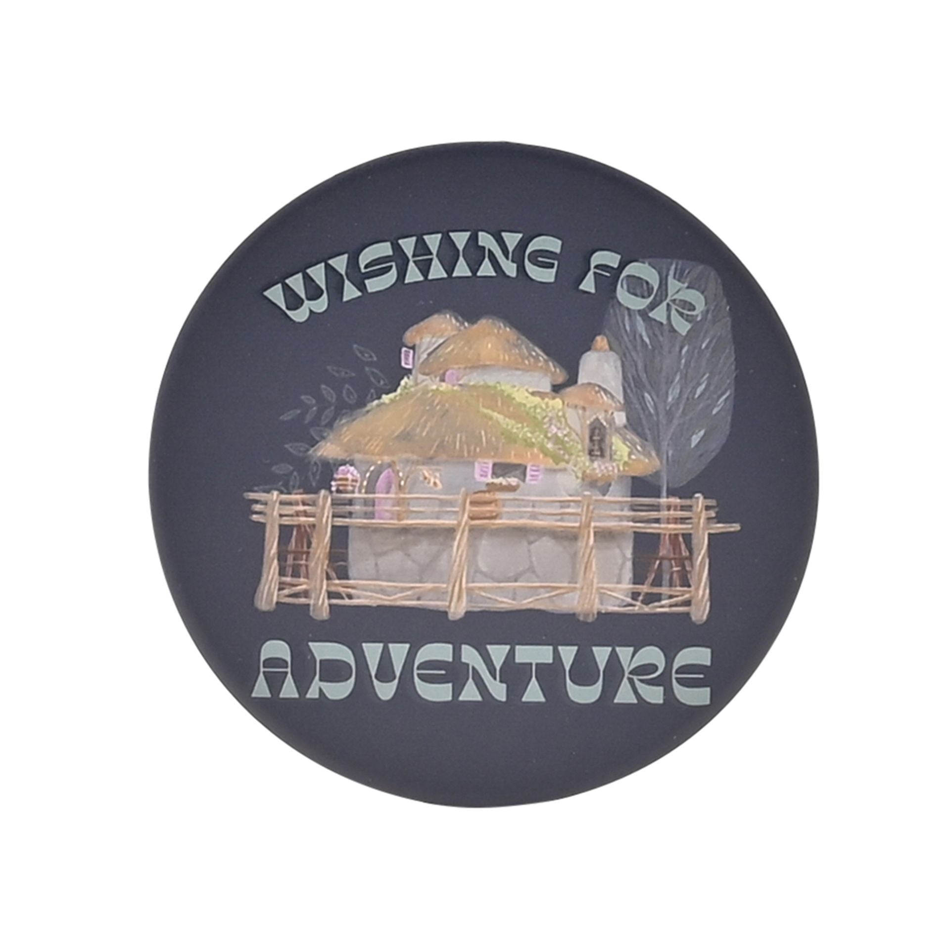 Disney Wish Ceramic Round Coaster - Wishing For Adventure