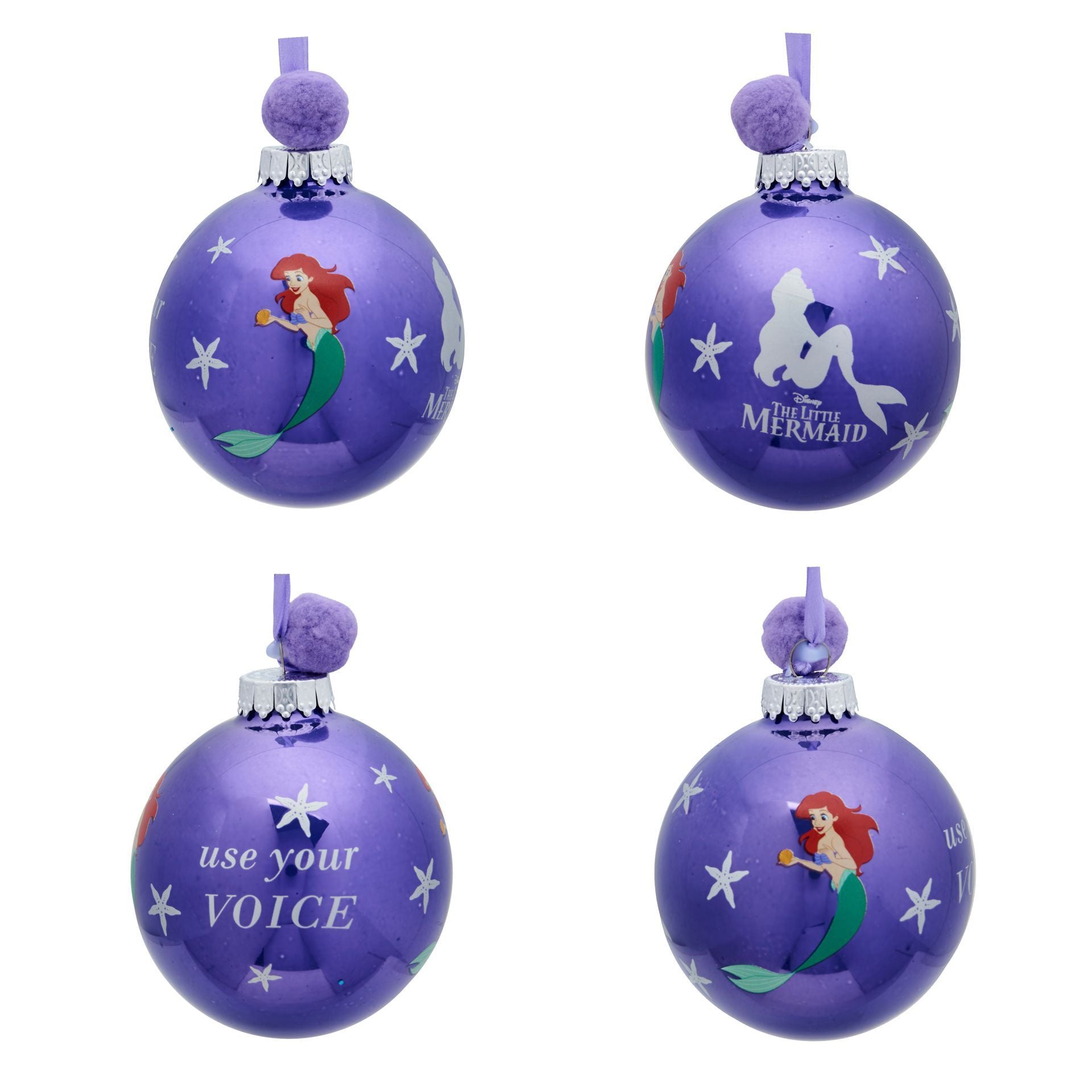 Disney Set of 7 Baubles - The Little Mermaid