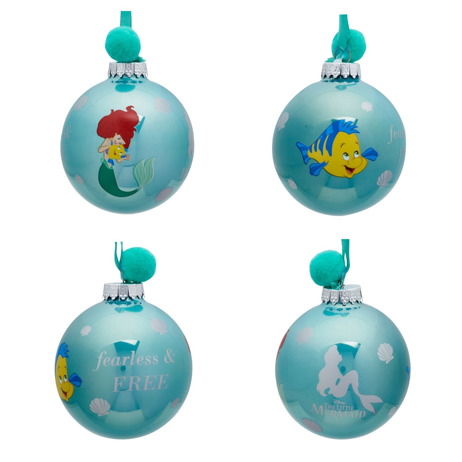 Disney Set of 7 Baubles - The Little Mermaid