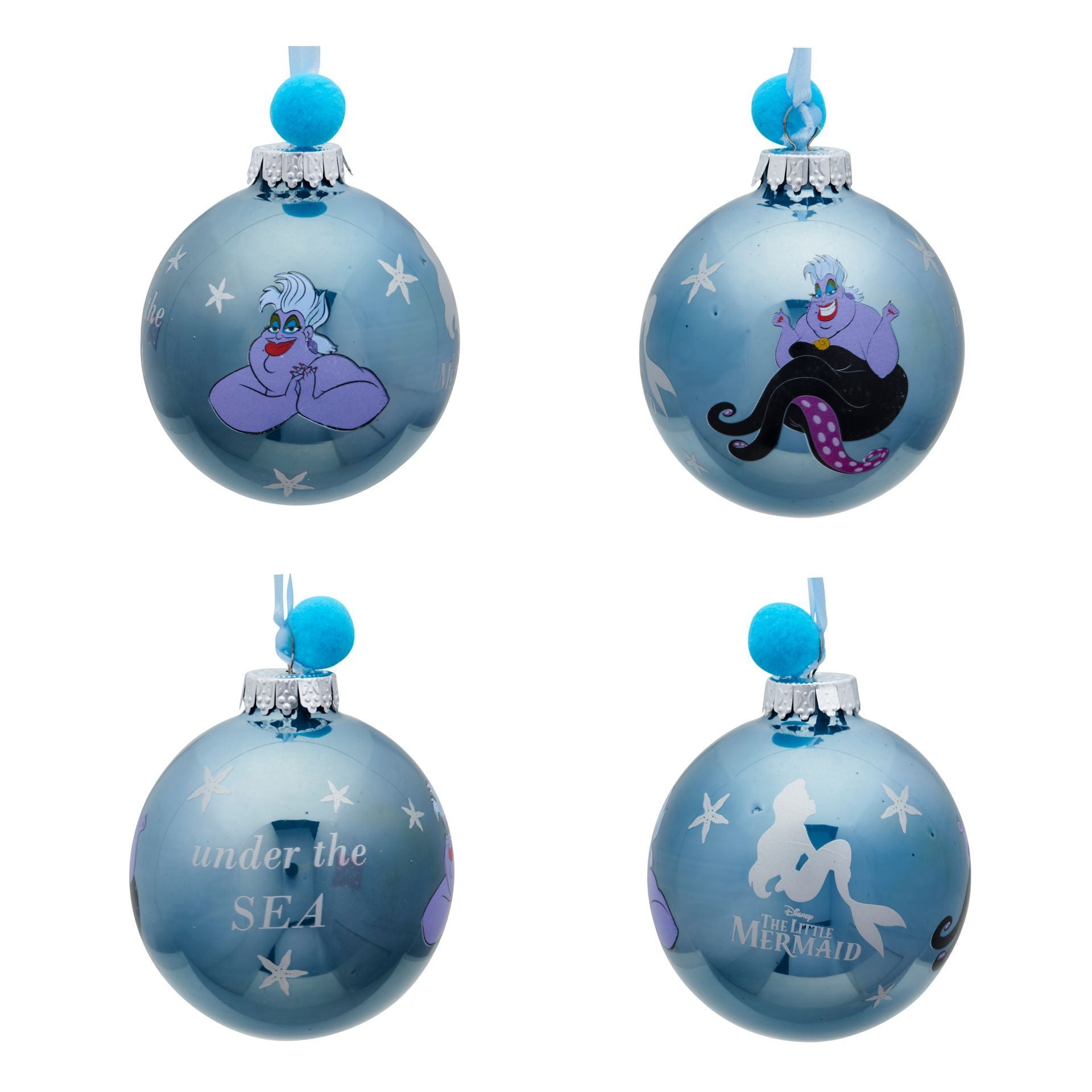 Disney Set of 7 Baubles - The Little Mermaid