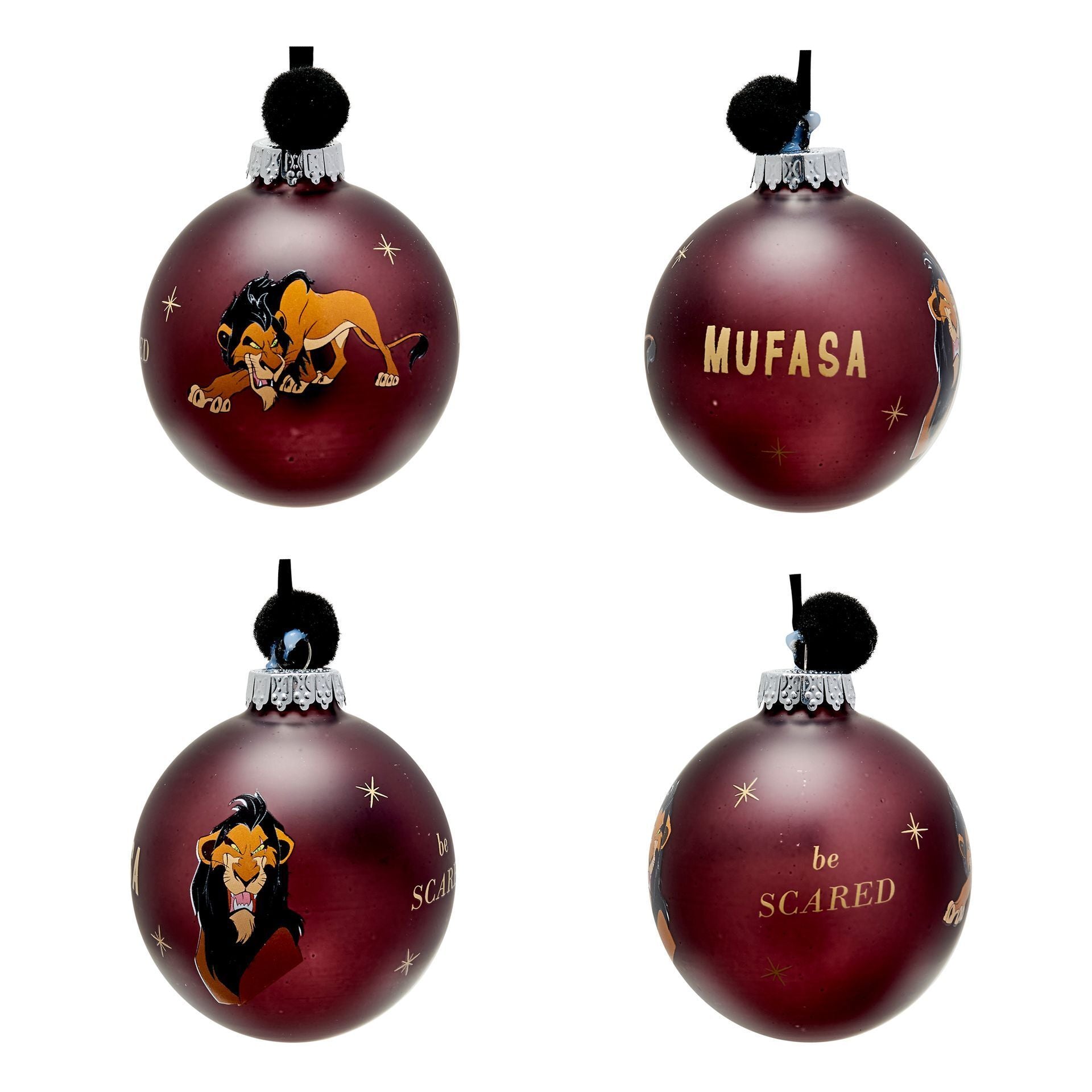 Disney Set of 7 Baubles - Villains