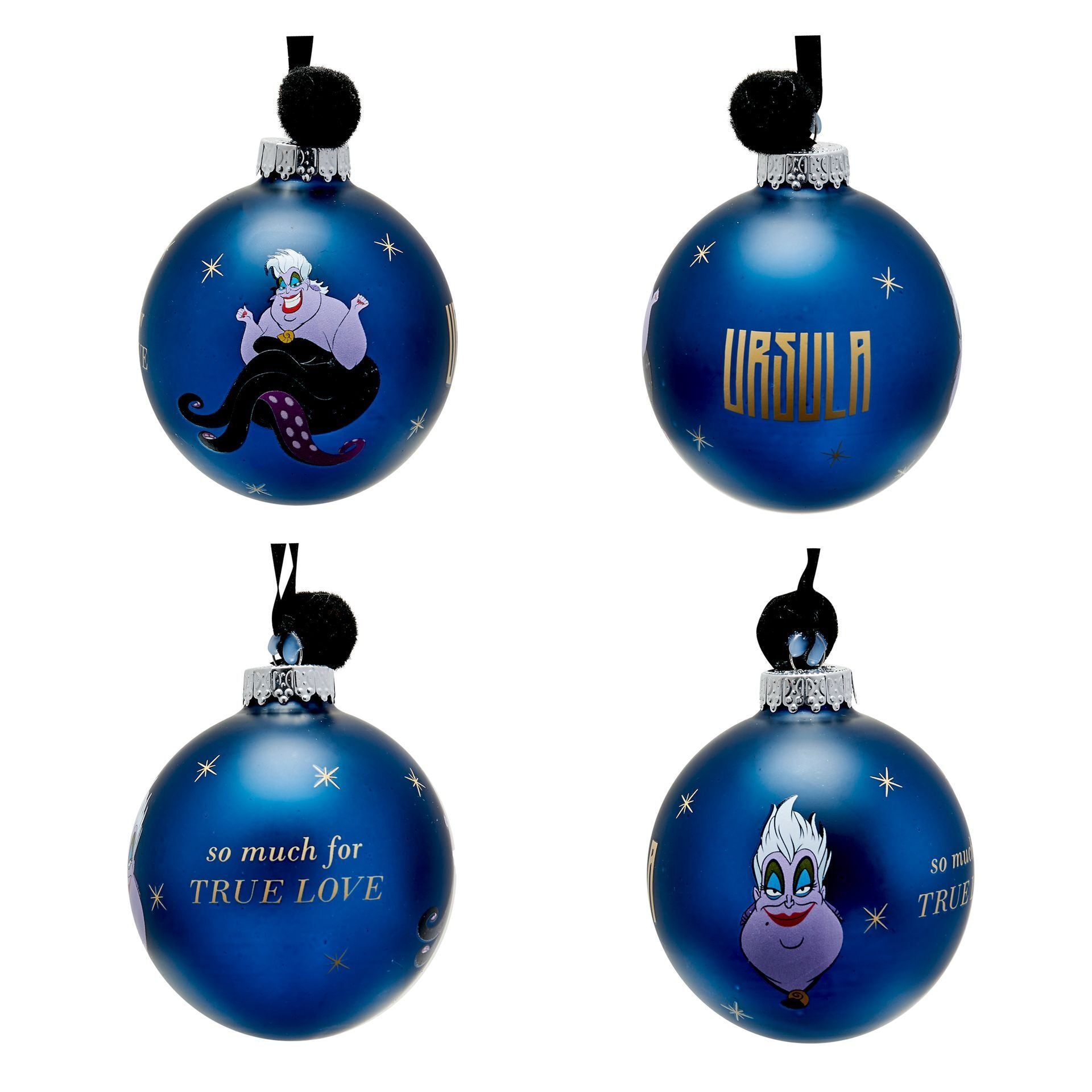 Disney Set of 7 Baubles - Villains