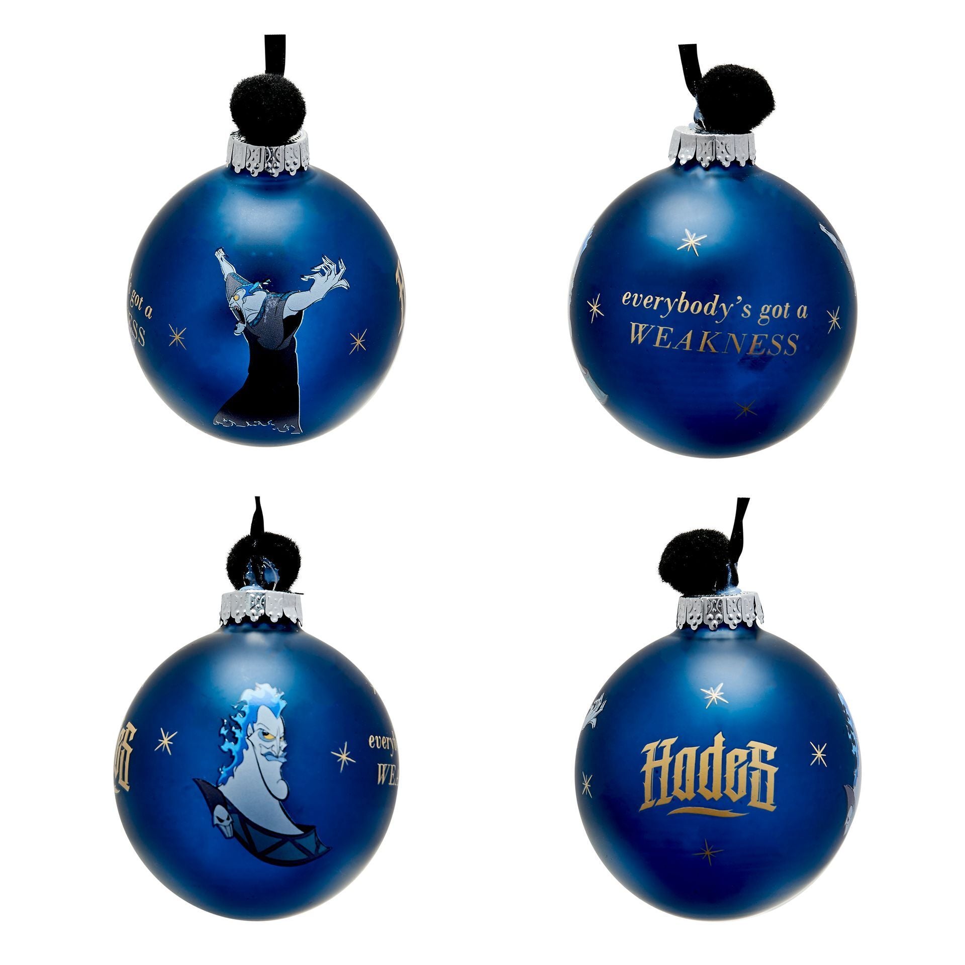 Disney Set of 7 Baubles - Villains