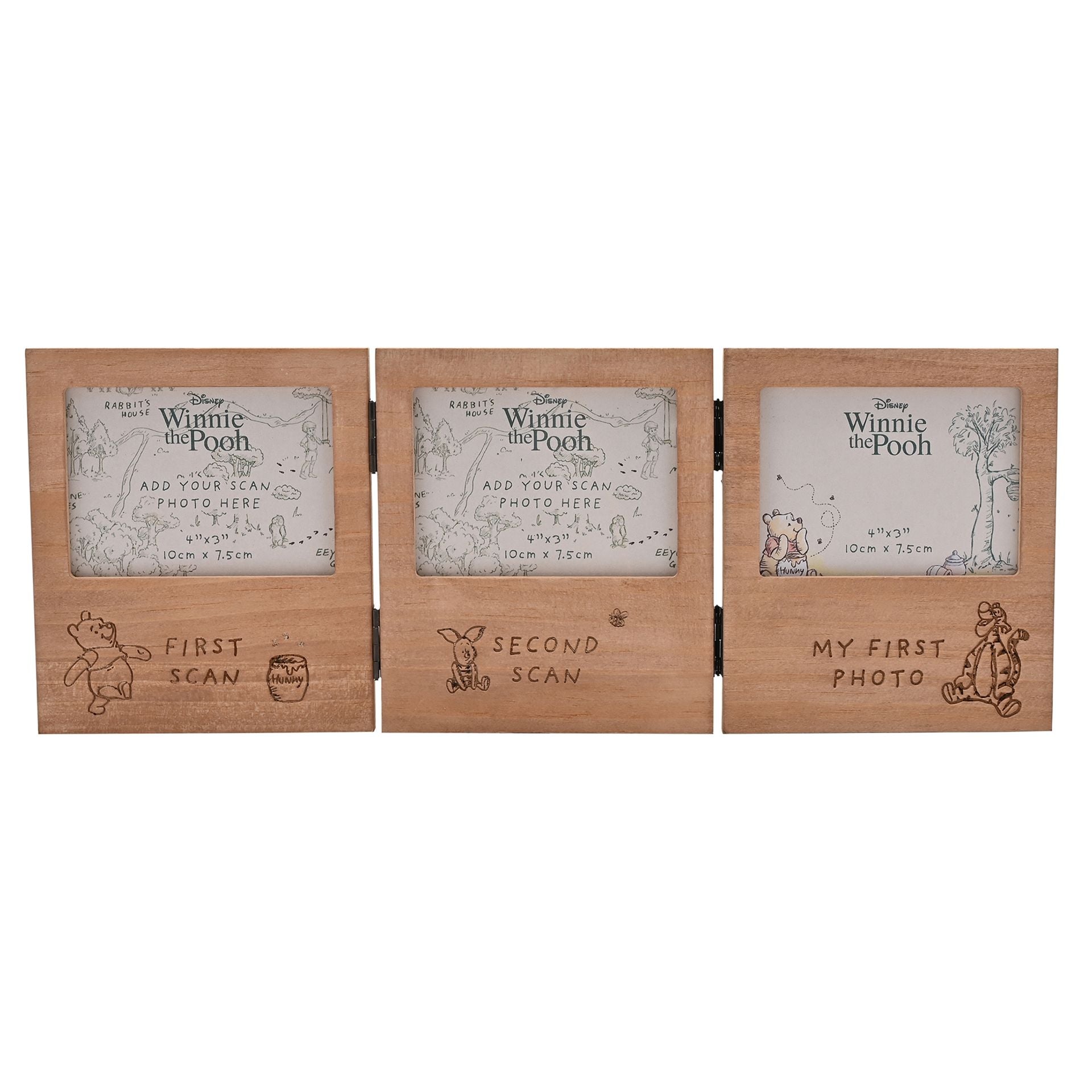 Disney Winnie The Pooh Folding Multi Aperture Scan Frame