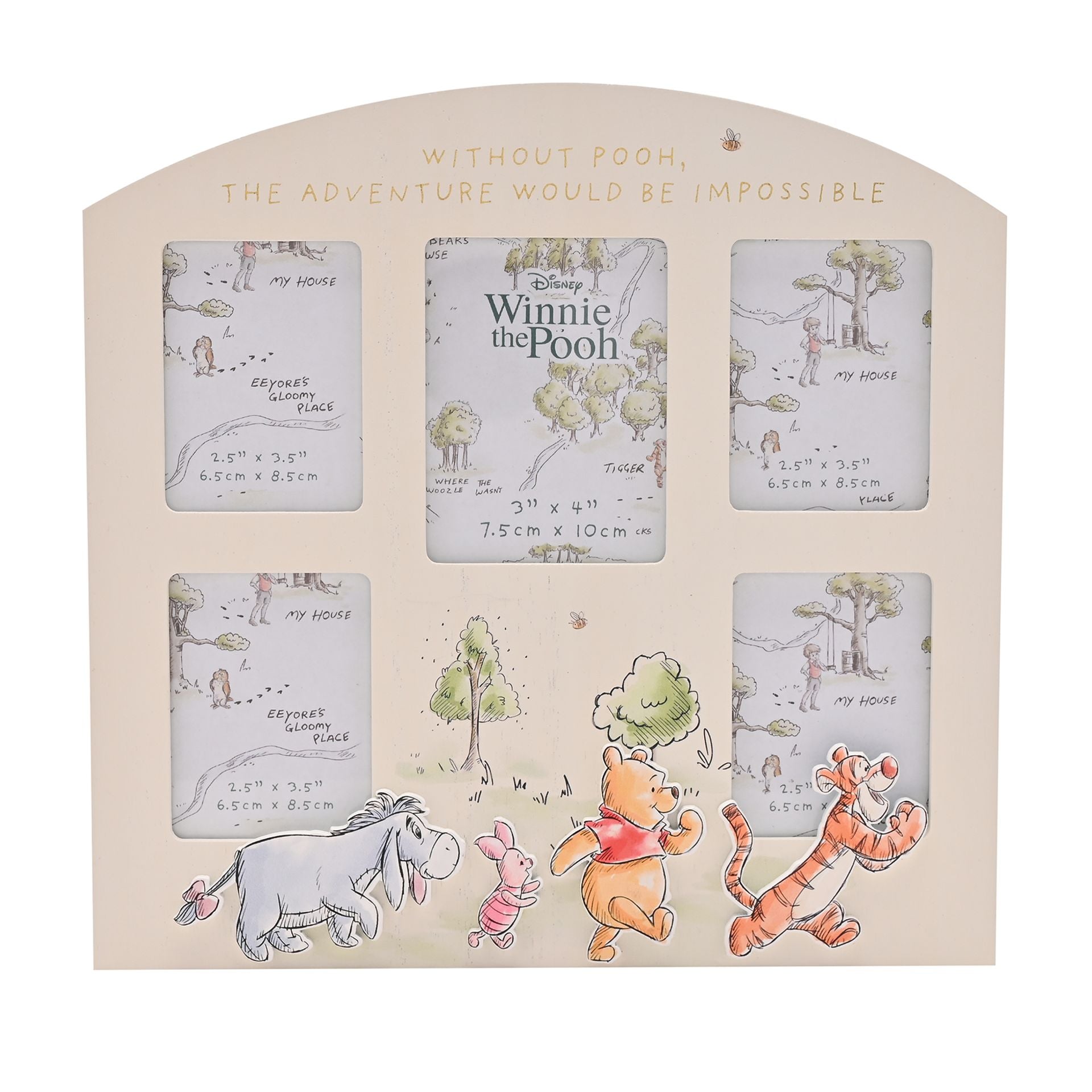 Disney Winnie The Pooh Multi Aperture Photo Frame