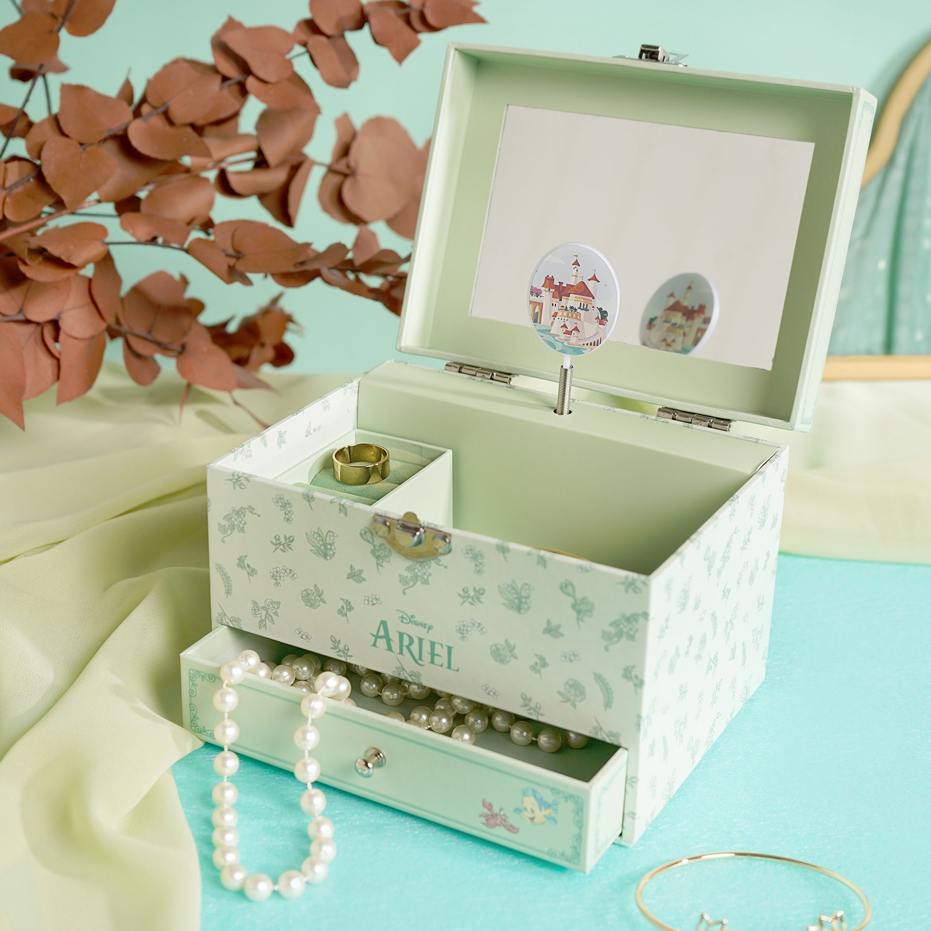 Disney Pastel Princess Musical Jewellery Box - Ariel