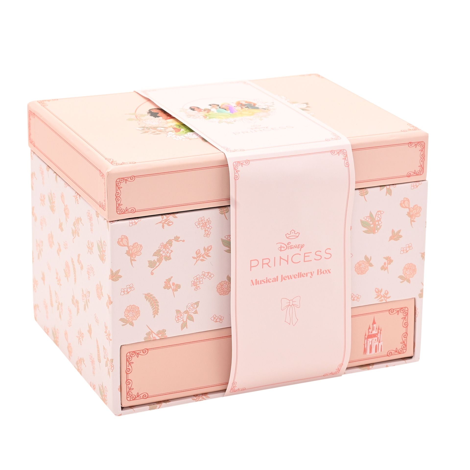 Disney Pastel Princess Musical Jewellery Box - Multi Princess