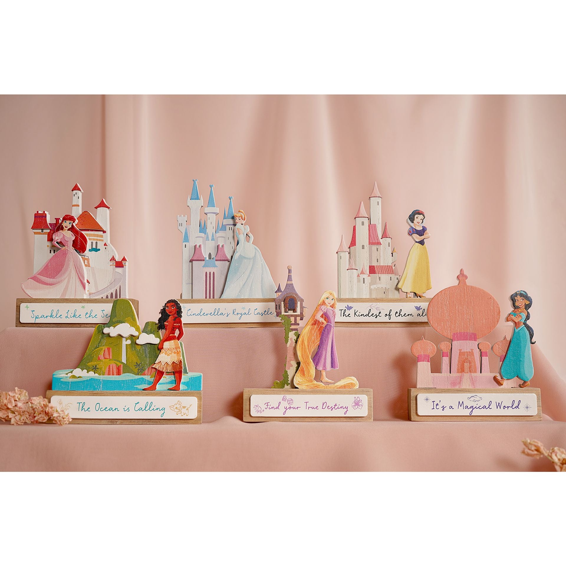 Disney Pastel Princess Mini Castle Plaque - Jasmine
