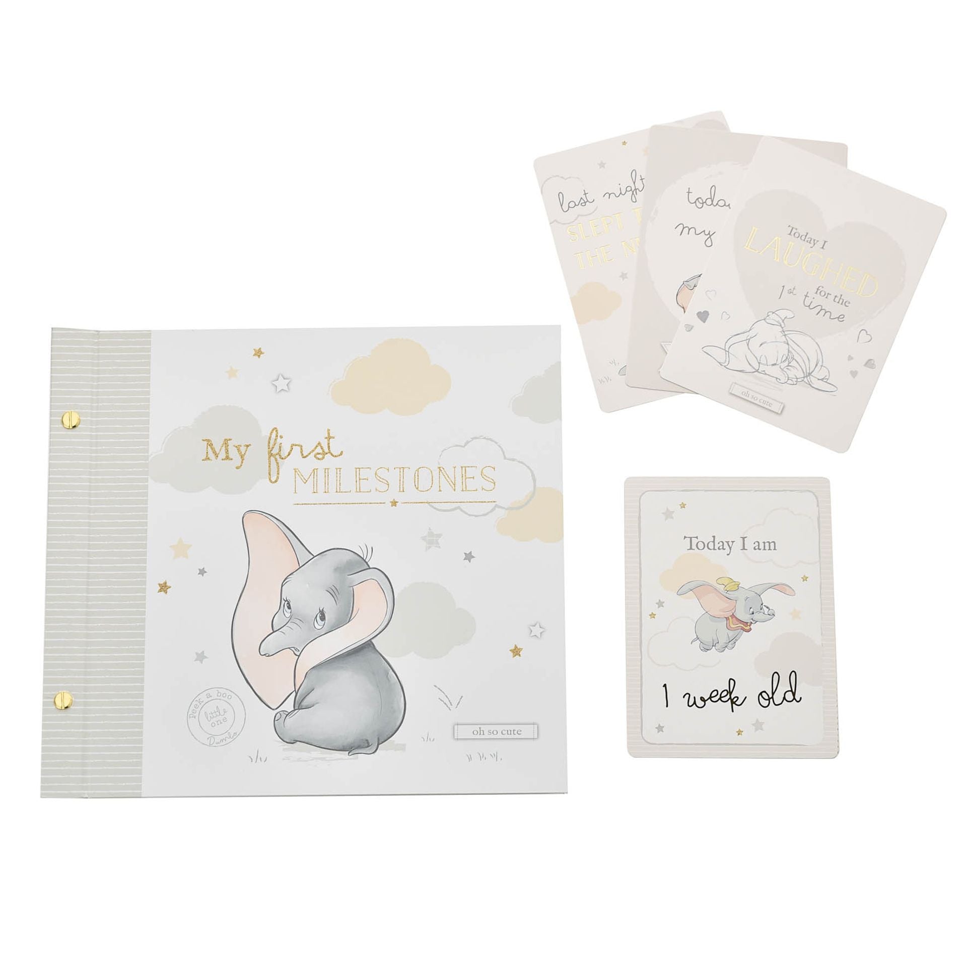 Disney Magical Beginnings Album & Milestone Card Set - Dumbo