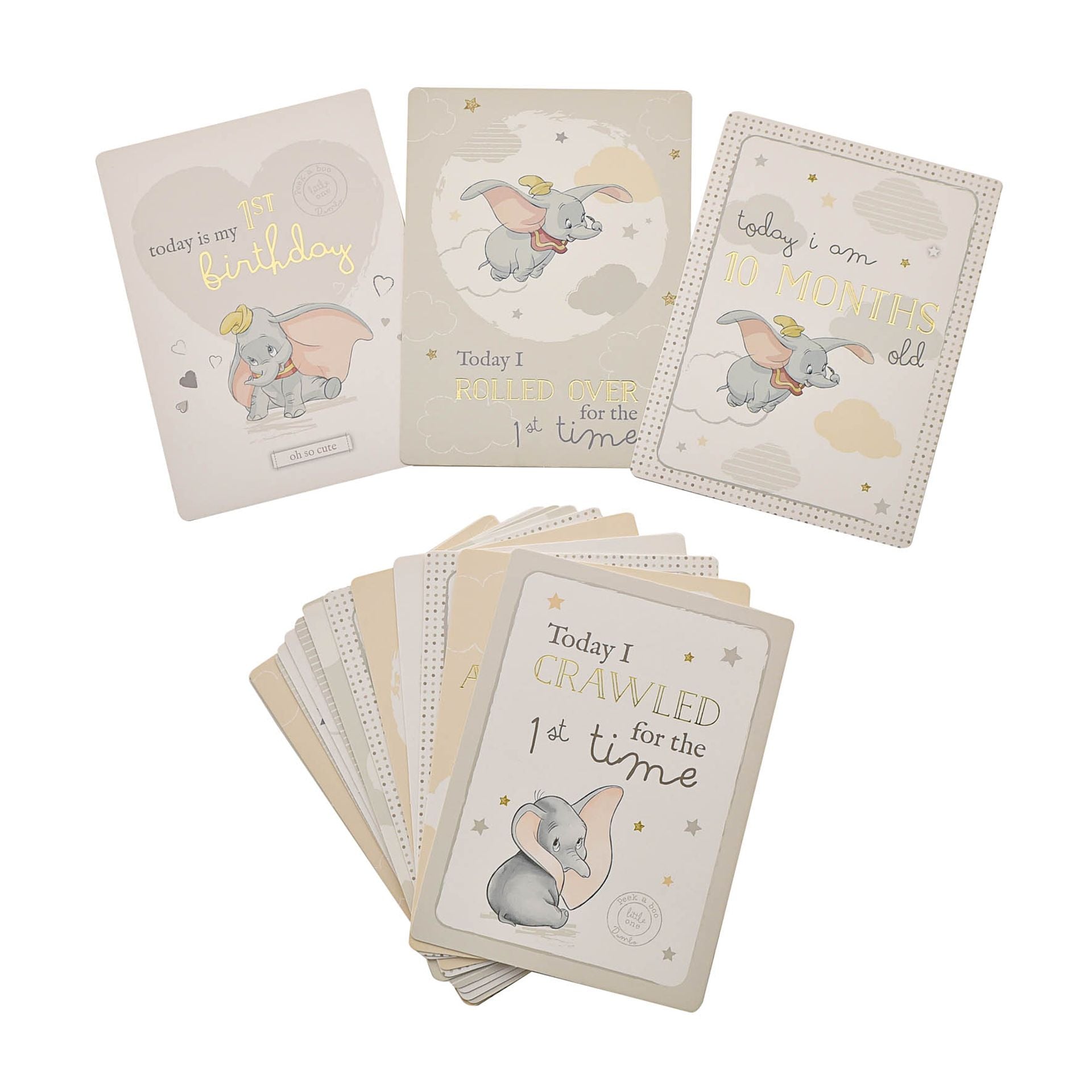 Disney Magical Beginnings Milestone Card Set - Dumbo