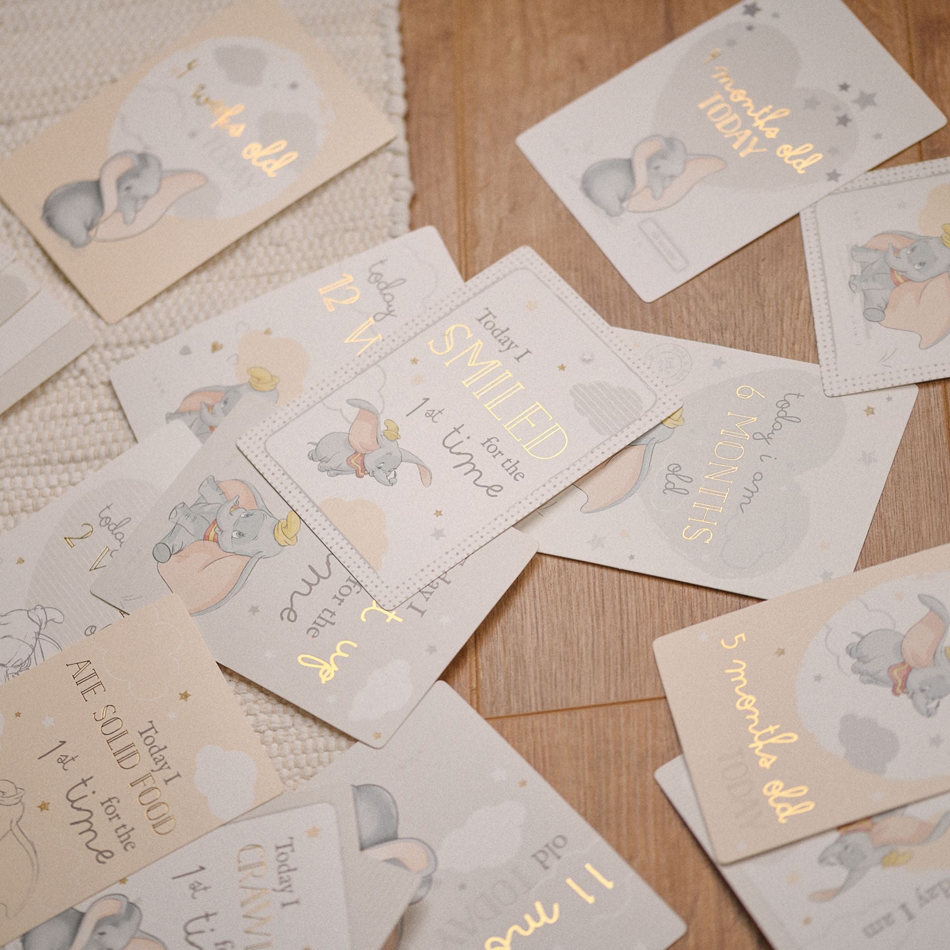 Disney Magical Beginnings Milestone Card Set - Dumbo