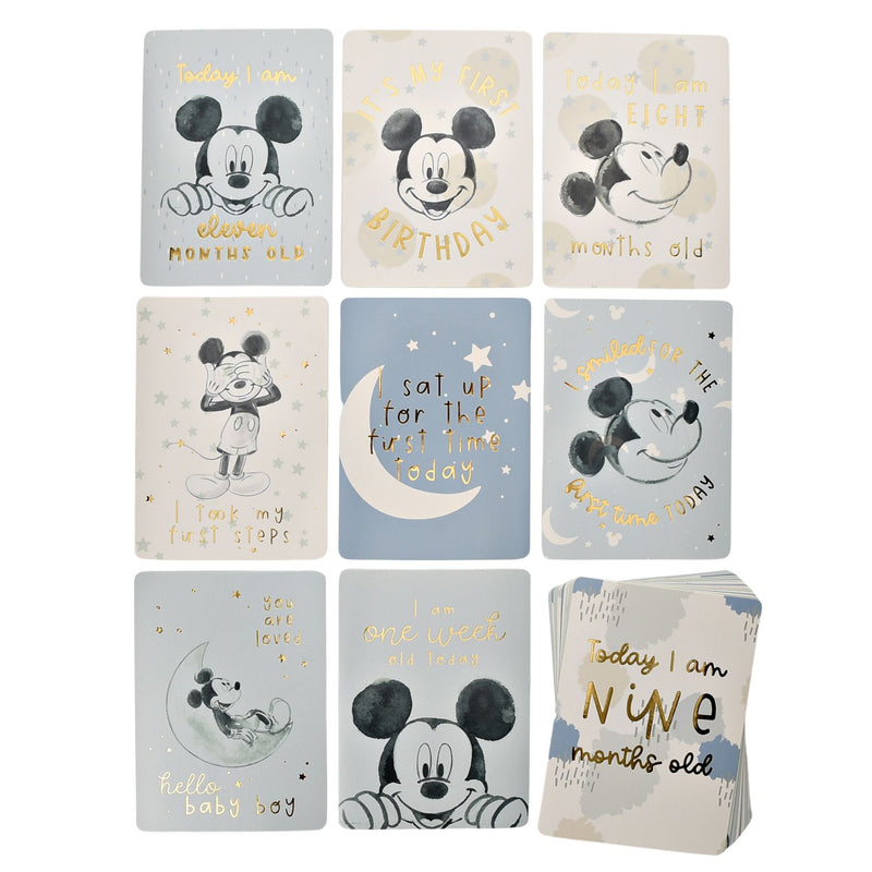 Disney Mickey - Milestone Cards Blue