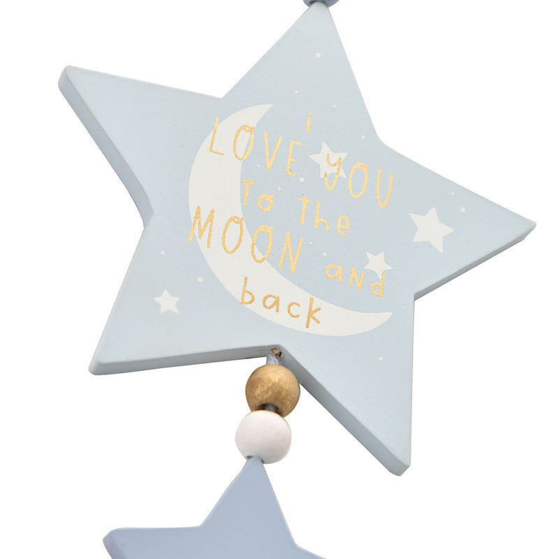 Disney Mickey Love You To The Moon & Back Hanging Plaque