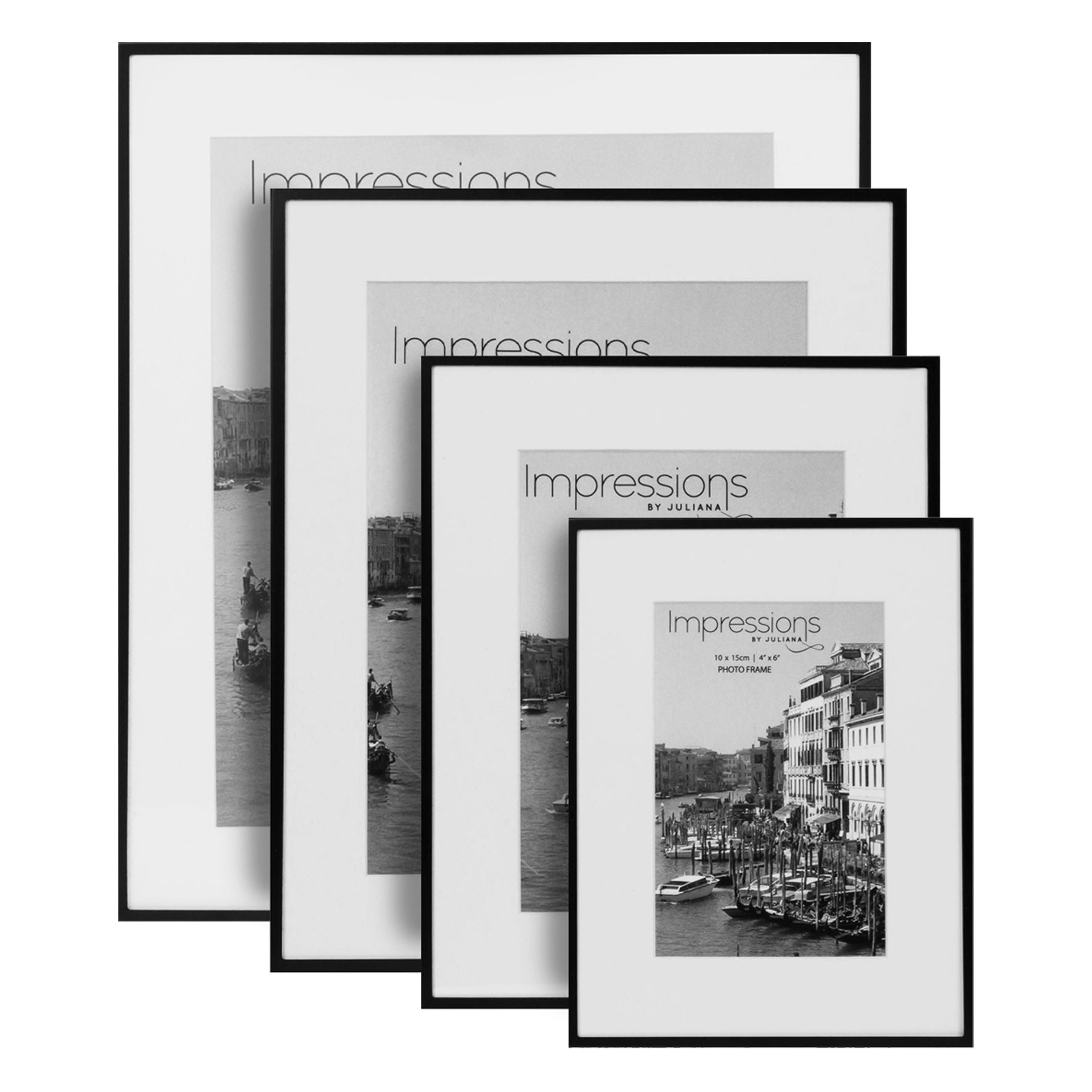 Black Photo Frame 6" x 8"