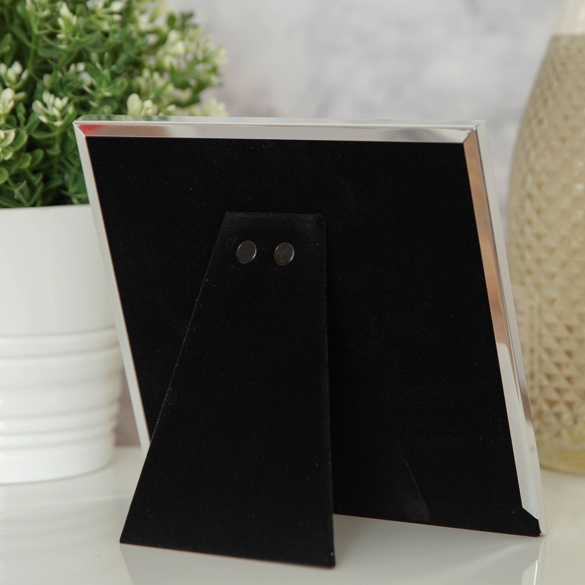 Milestones Aluminium Photo Frame with 3D Number 6" x 4" - 60