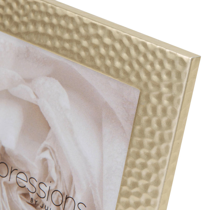 Impressions Hammered Matte Gold Photo Frame 8" x 10"