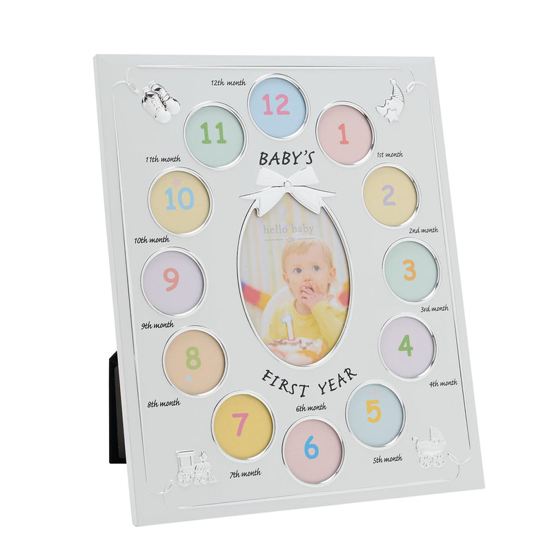 Photo Frame 2 Tone Al Sat/Shy Babys 1st year 12 insert