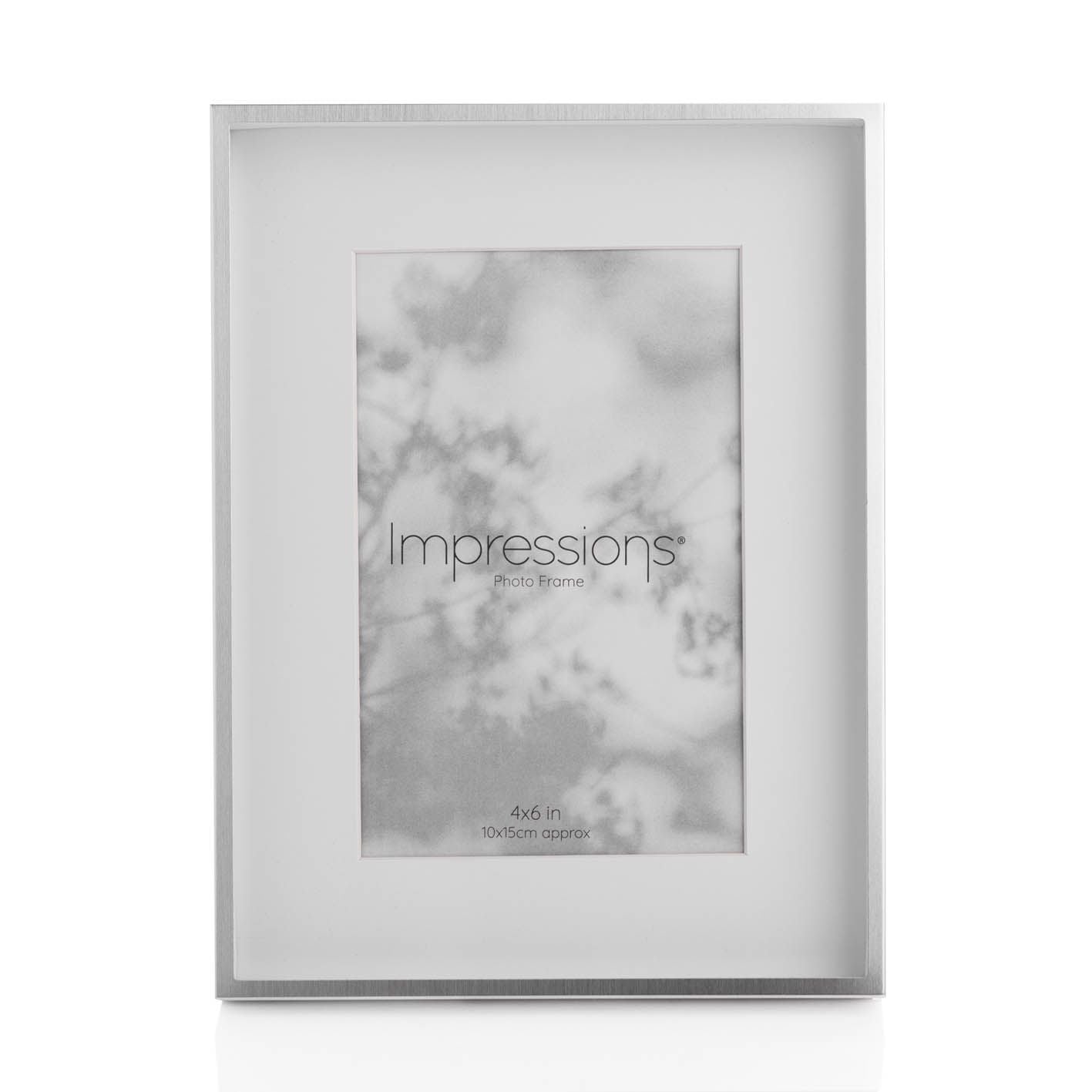 Impressions Silver Shadow Frame 4" x 6"