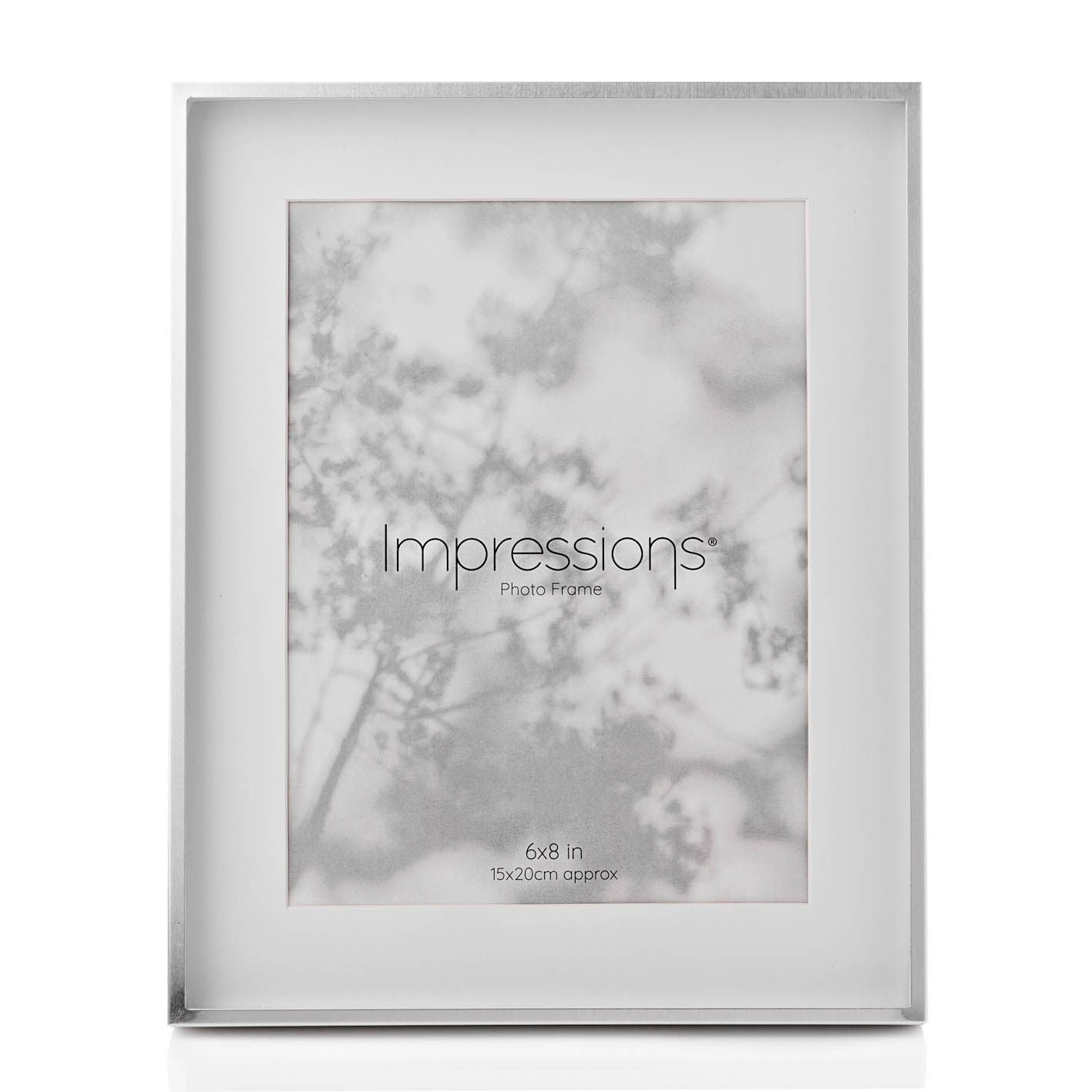 Impressions Silver Shadow Frame 6" x 8"