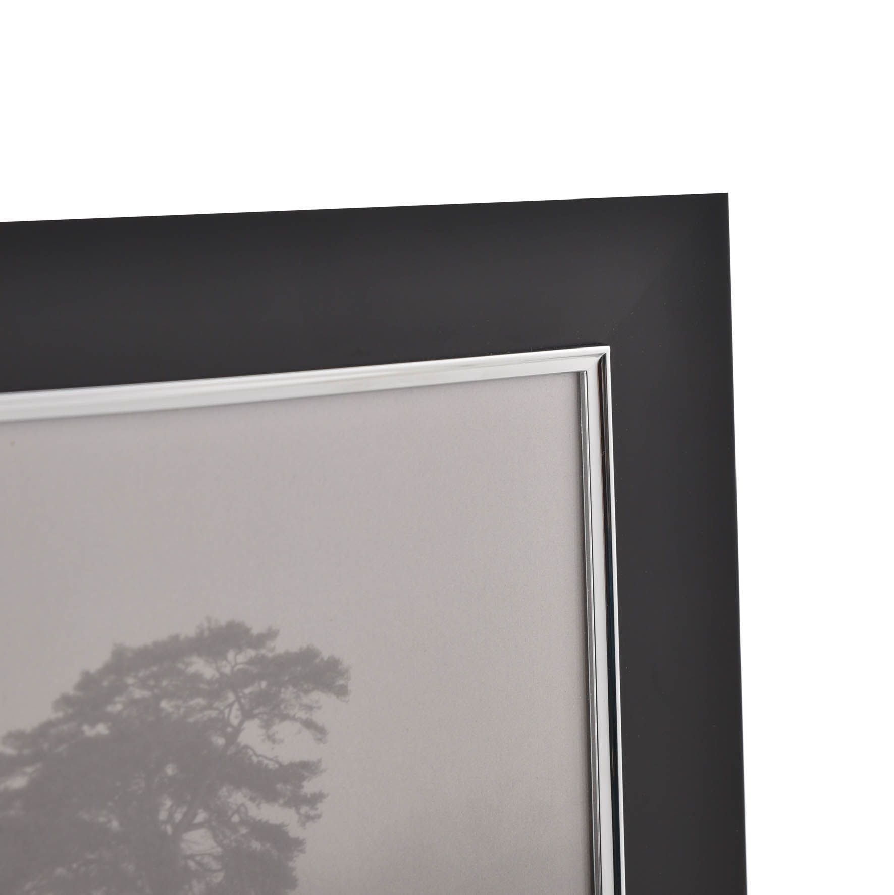 Impressions Black & Silver Aluminium Frame 8" x 10"