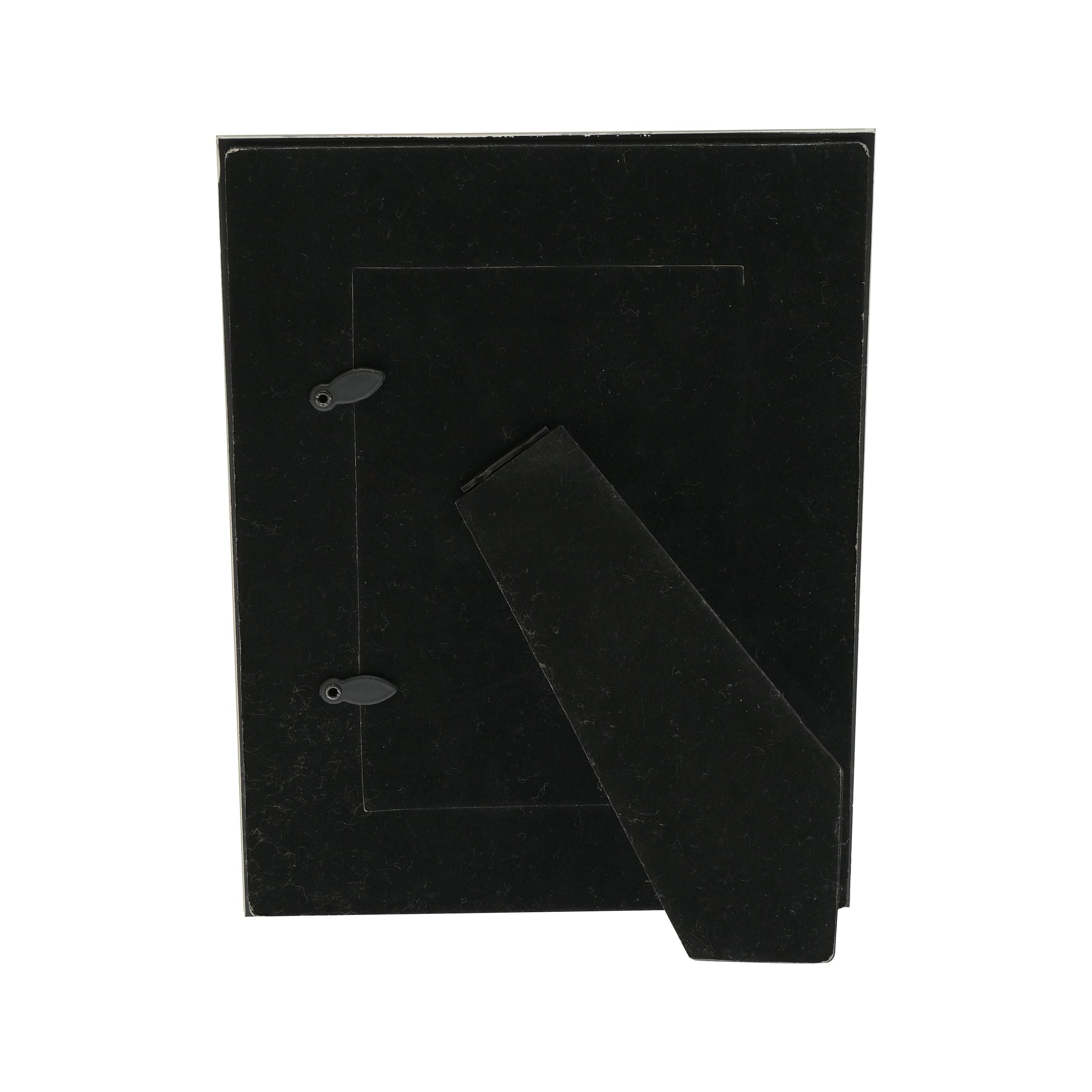 Photo Frame Black Glass Plain Design 4" x 6"