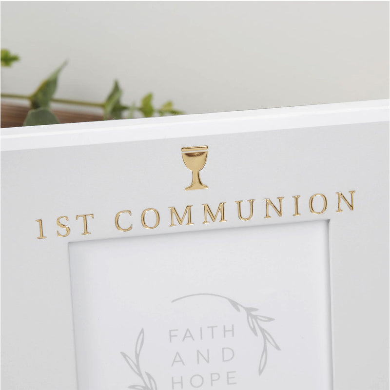 Faith & Hope First Communion Photo Frame 4" x 6"