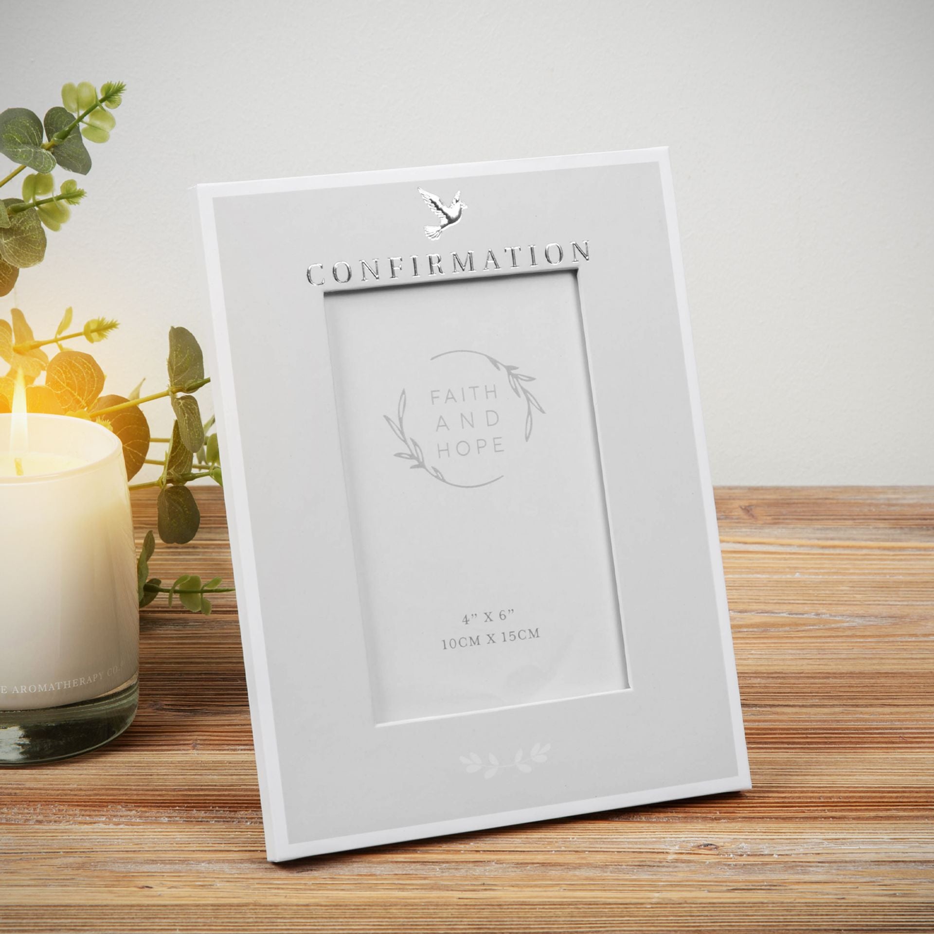 Faith & Hope Confirmation Photo Frame 4" x 6"