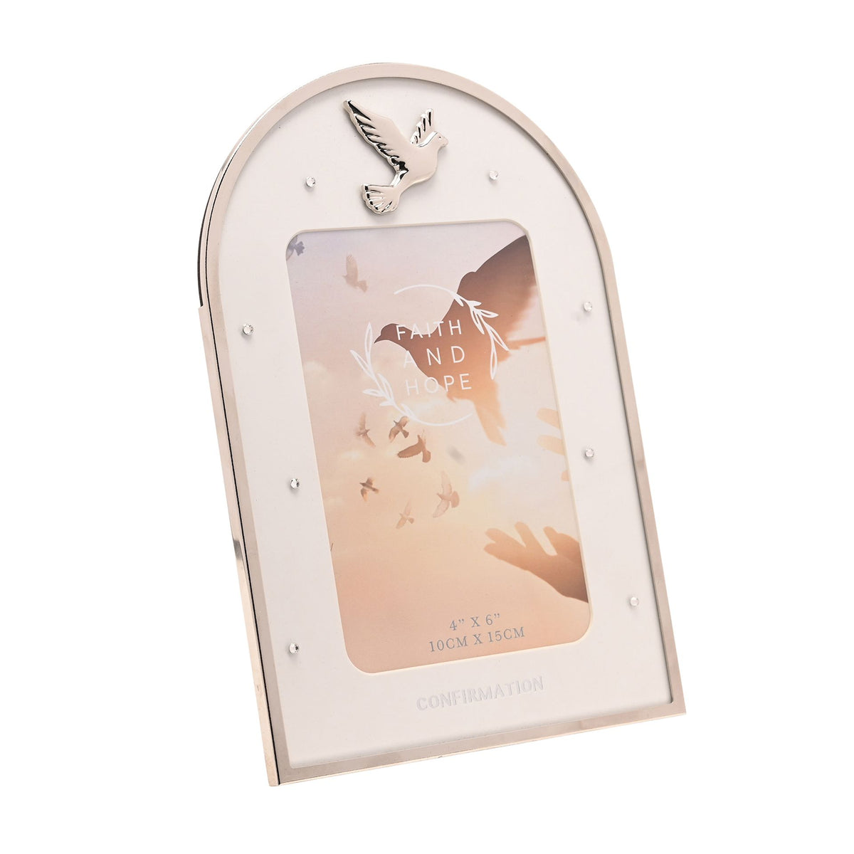 Faith & Hope Arch Frame 4'' x 6'' - Confirmation