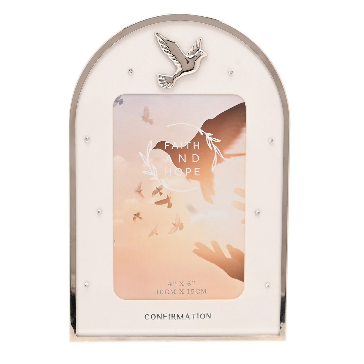 Faith & Hope Arch Frame 4'' x 6'' - Confirmation