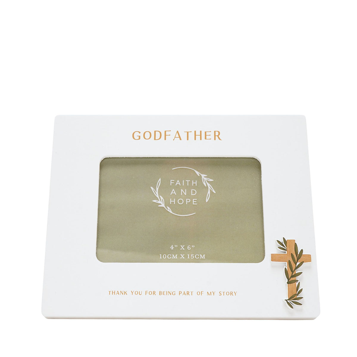 Faith & Hope Photo Frame 6'' x 4'' - Godfather