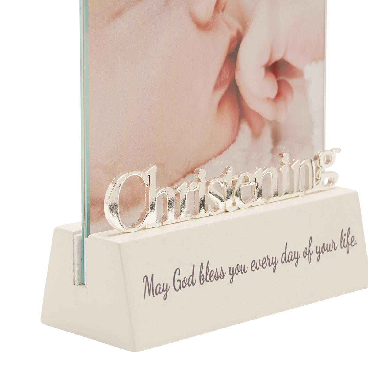 Faith & Hope Word Block Frame - Christening