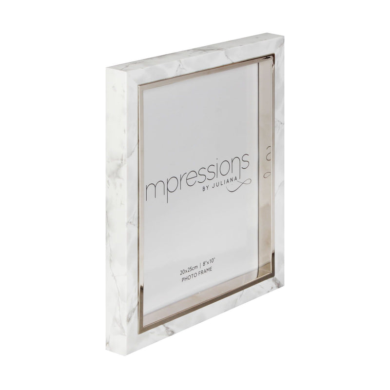 Impressions White Marble Look Frame 8" x 10"