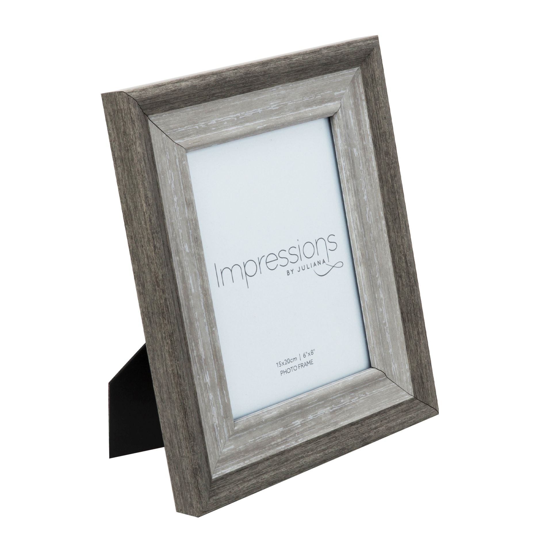 Impressions Grey Wash Wood Effect Photo Frame 6" x 8"