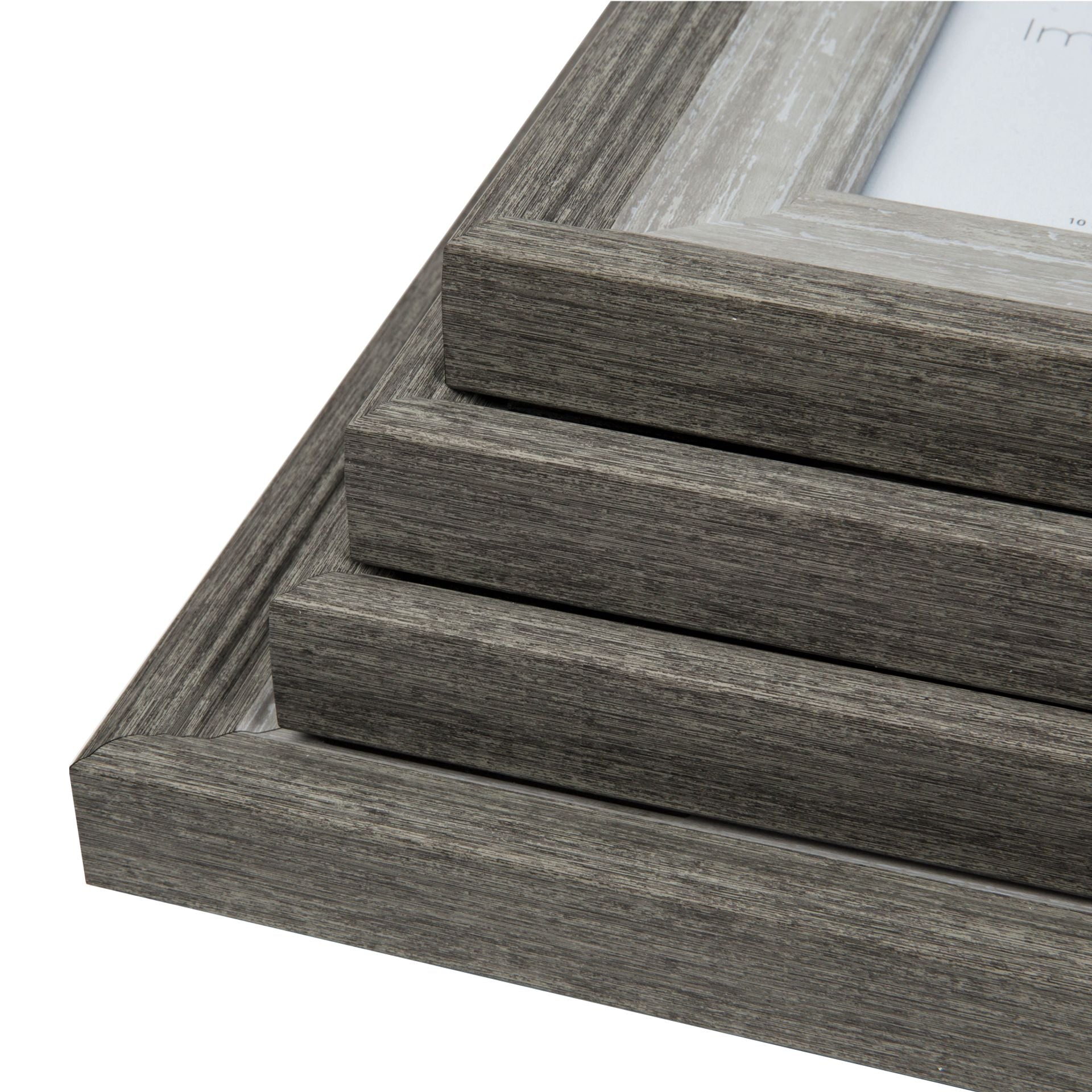 Impressions Grey Wash Wood Effect Photo Frame 6" x 8"