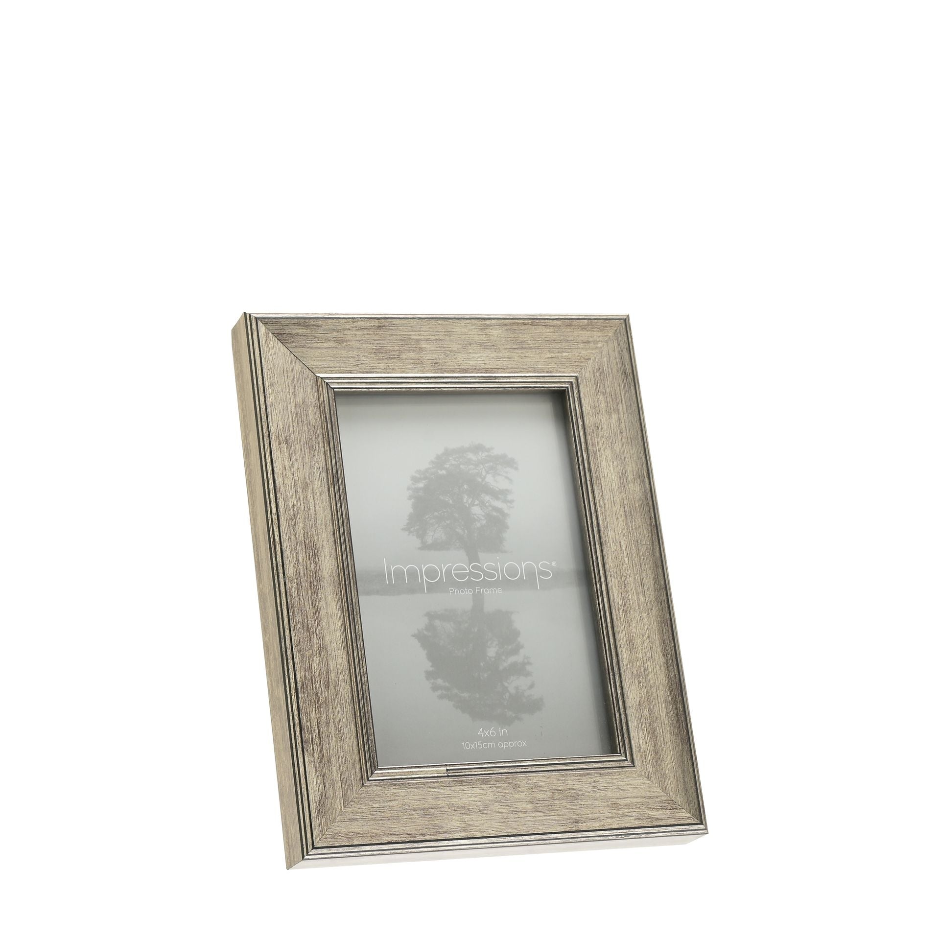 Impressions Tarnished Pewter Look Photo Frame 4" x 6"