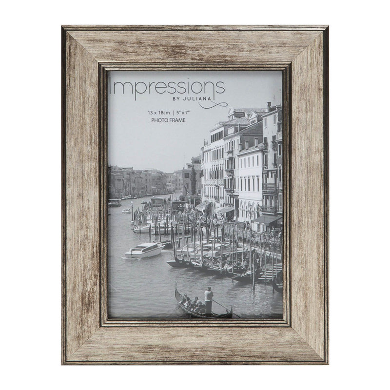 Impressions Tarnished Pewter Look Photo Frame 5" x 7"
