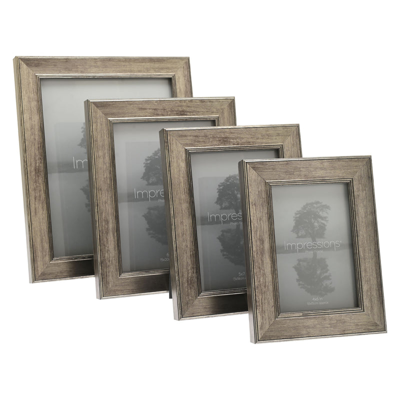 Impressions Tarnished Pewter Look Photo Frame 6" x 8"