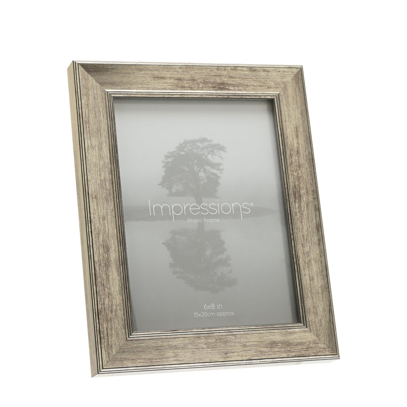 Impressions Tarnished Pewter Look Photo Frame 6" x 8"