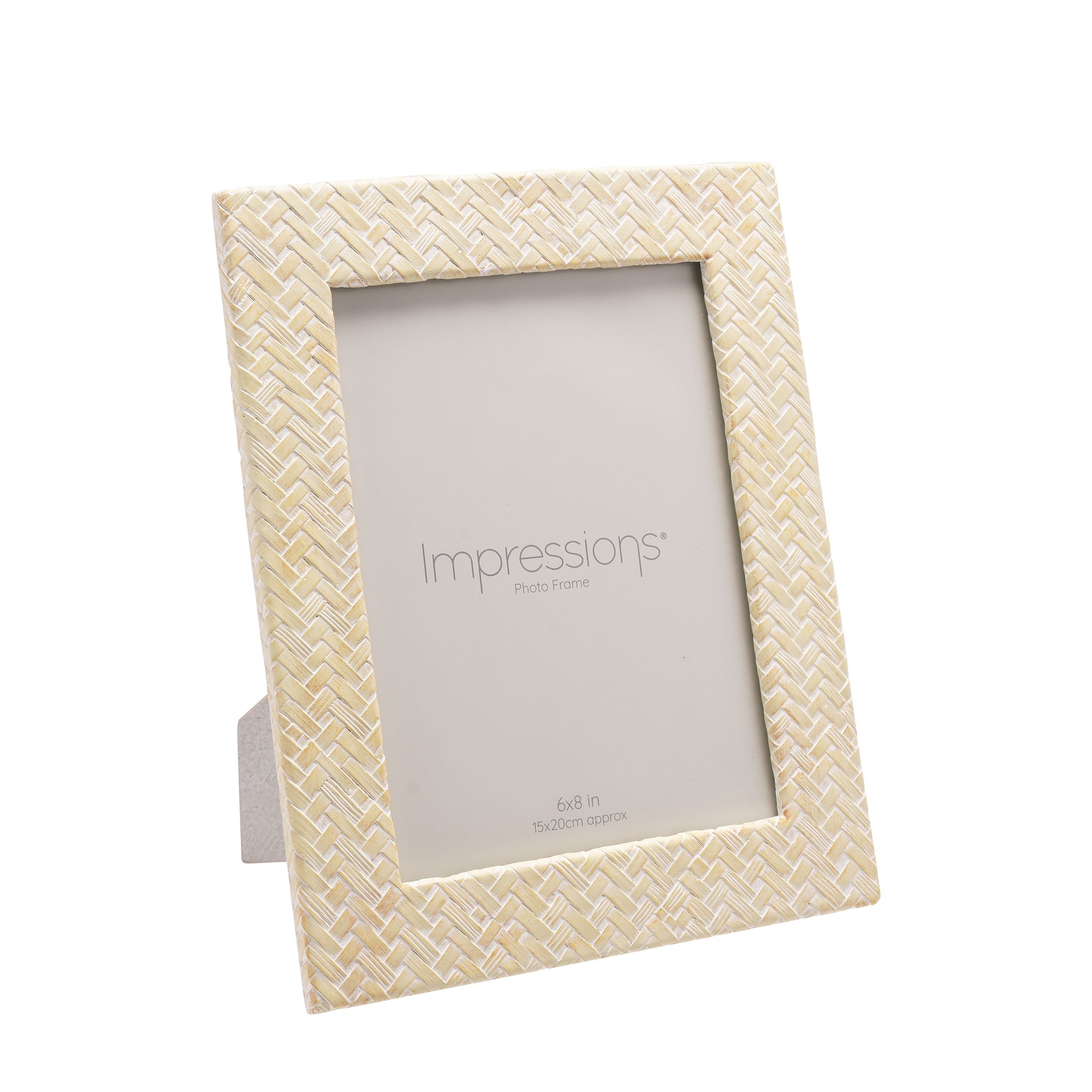 Impressions Woven Effect Resin Frame 6" x 8"
