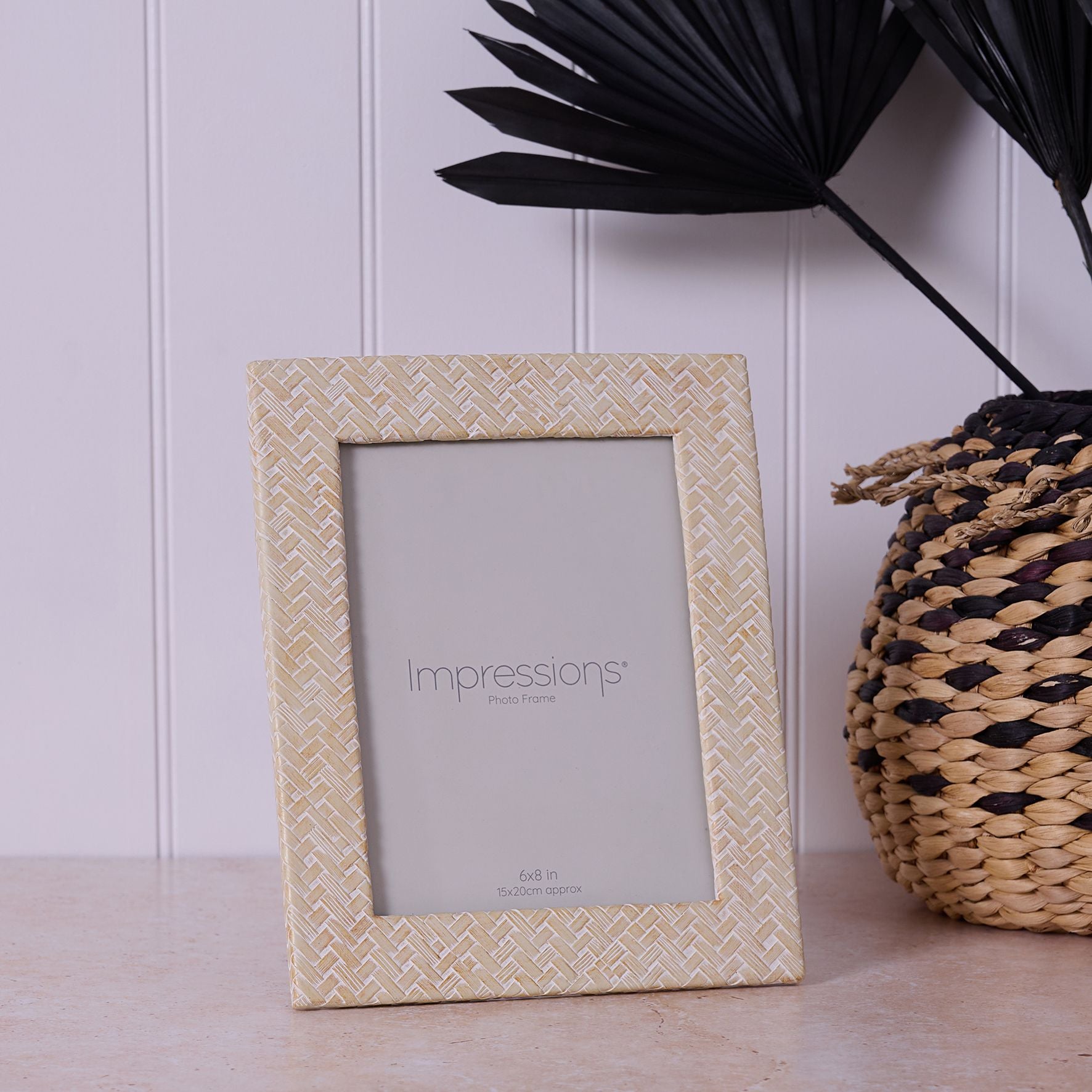 Impressions Woven Effect Resin Frame 6" x 8"
