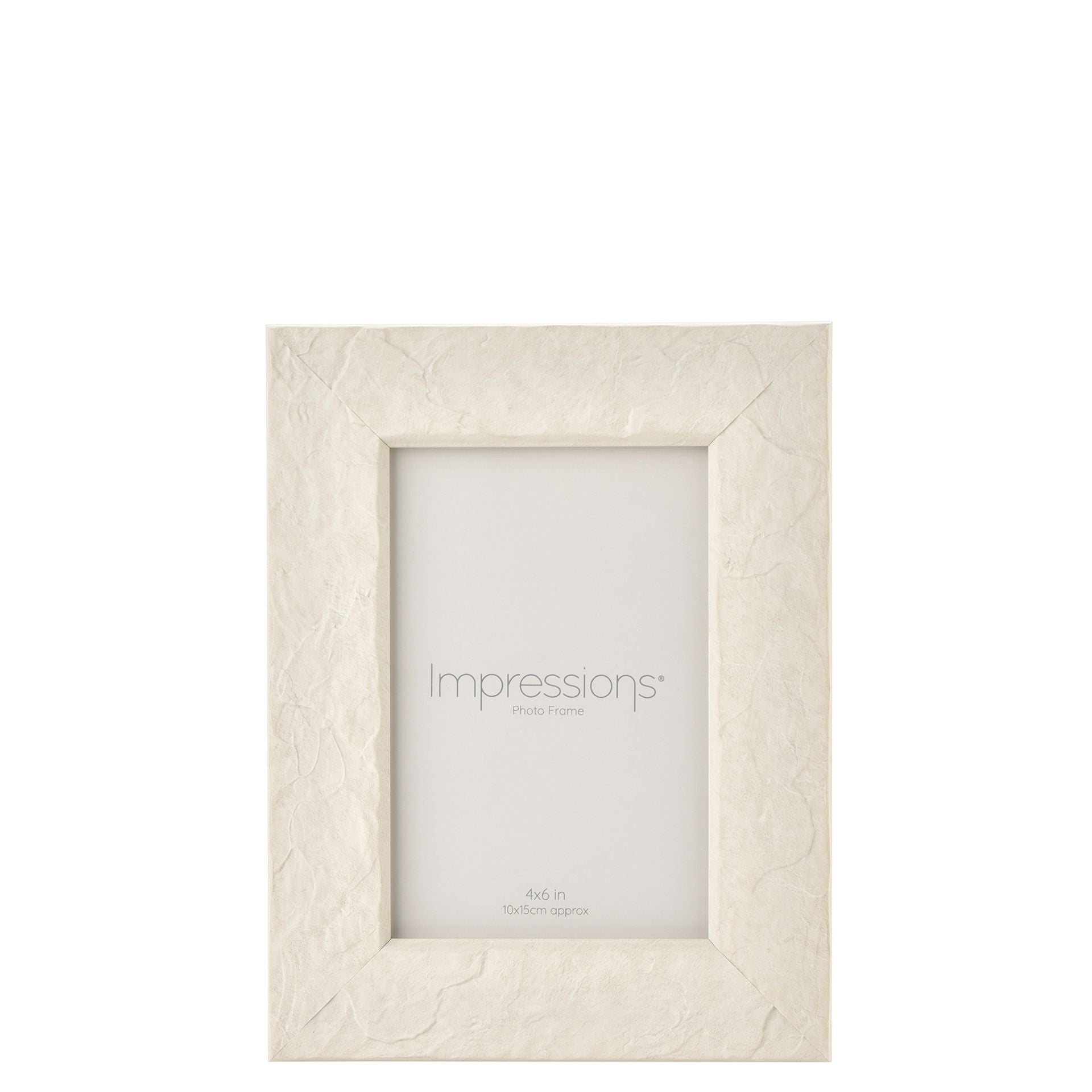 Impressions Resin Photo Frame Natural - 4" x 6"