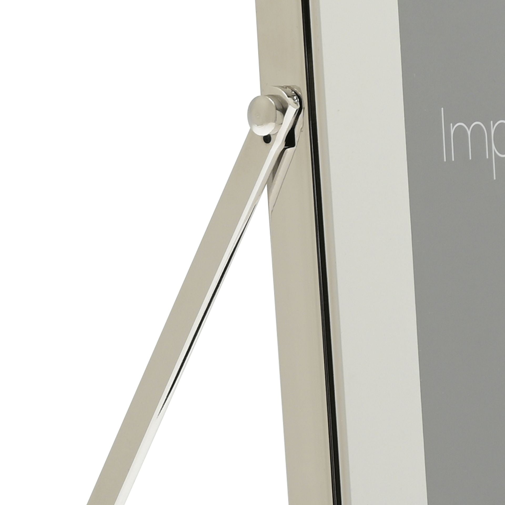 Impressions Silver Colour Photo Frame White Border 4" x 6"
