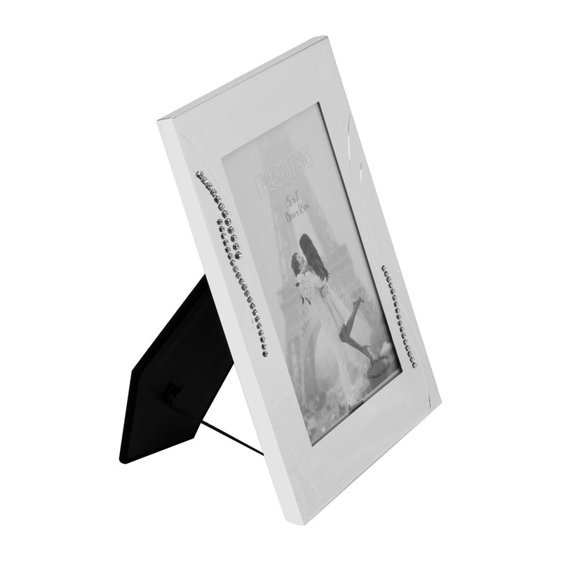 Celebrations Photo Frame with Crystal Reed Design 5x7